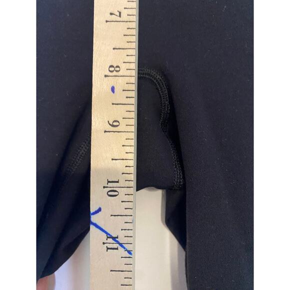 Spanx Womens Black Athletic Shapewear Compression Mid Rise Leggings Size Small - Picture 3 of 10